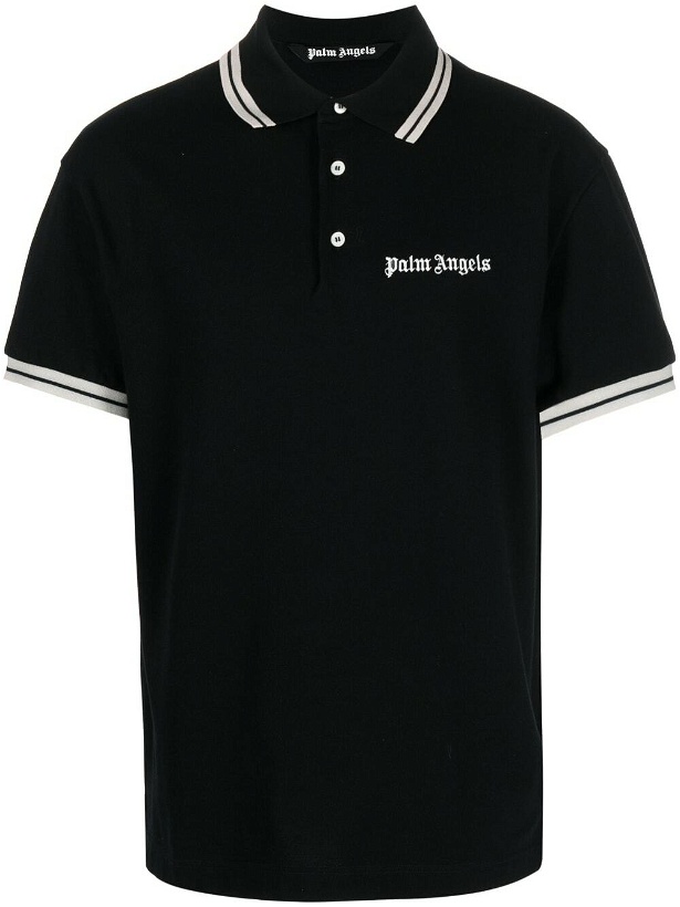 Photo: PALM ANGELS - Classic Logo Polo Shirt