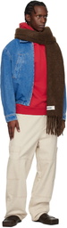 JACQUEMUS Brown La Casa 'The Carro' Scarf