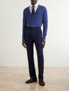 Dunhill - Ribbed Cashmere Sweater - Blue