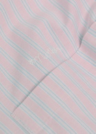 Mother The Room Frenchie Striped Cotton Shirt Pink
