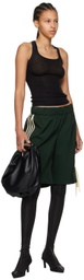 Fax Copy Express Black 'The High Halter' Tank Top