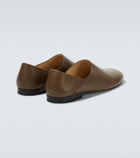 Lemaire Slippers leather-lined leather loafers