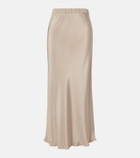 Max Mara Silk satin slip skirt