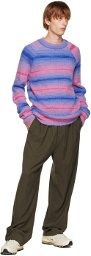 AGR Pink & Blue Raglan Sweater