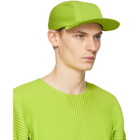 Homme Plisse Issey Miyake Green Pleated Cap