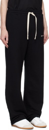 Palm Angels Black Classic Logo Sweatpants