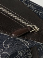Berluti - Viaggio Leather-Trimmed Denim Weekend Bag