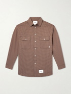 WTAPS - Checked Seersucker Shirt - Brown