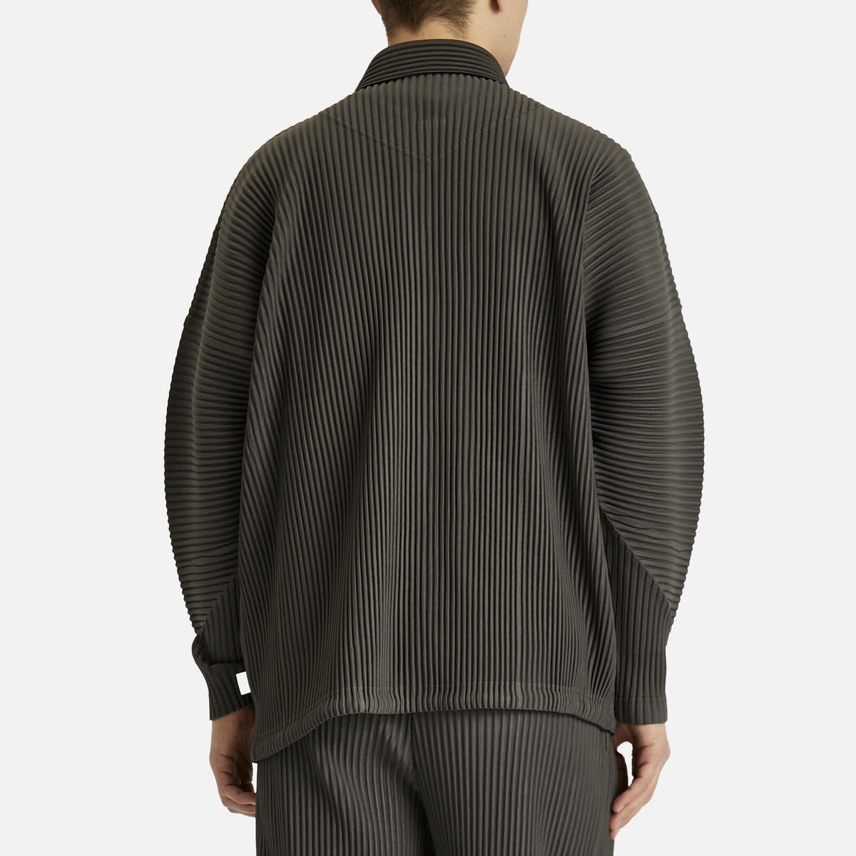 Homme Plissé Issey Miyake Men's Pleated Coach Jacket in