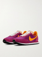 NIKE - Waffle 2 SP Leather and Suede-Trimmed Nylon Sneakers - Purple