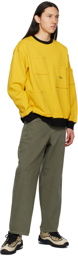 Dime Yellow Pocket Sweatshirt