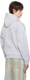 Coperni Gray 'Stay Foolish' Printed Hoodie