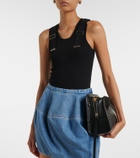 Loewe Ribbed-knit cotton-blend tank top