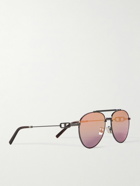 Dior Eyewear - CD Link R1U Aviator-Style Gunmetal-Tone Sunglasses