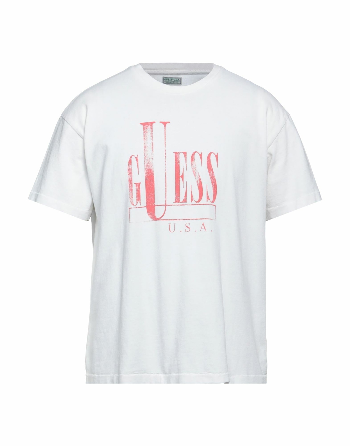 Guess Mens T-shirt in Off white