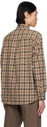 Uniform Bridge Beige Check Shirt