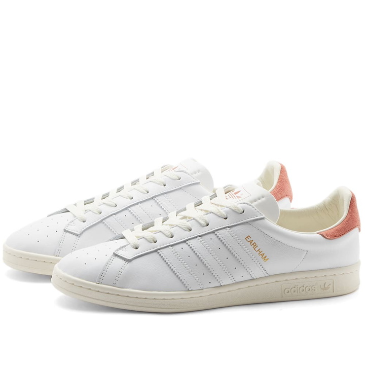 Photo: Adidas Men's Earlham Sneakers in White