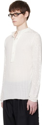 Edward Cuming White Kitchen Curtain Stacked Henley