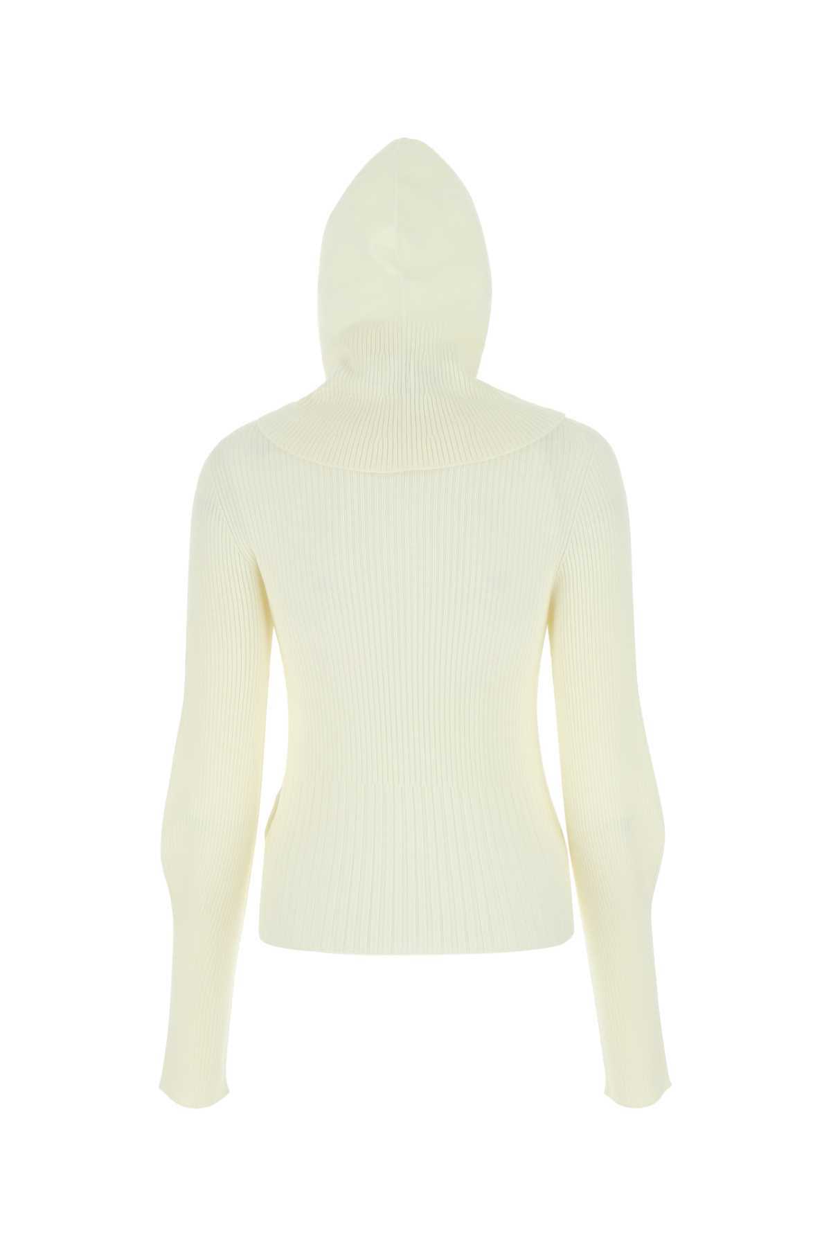 Low Classic Ivory Wool Sweater