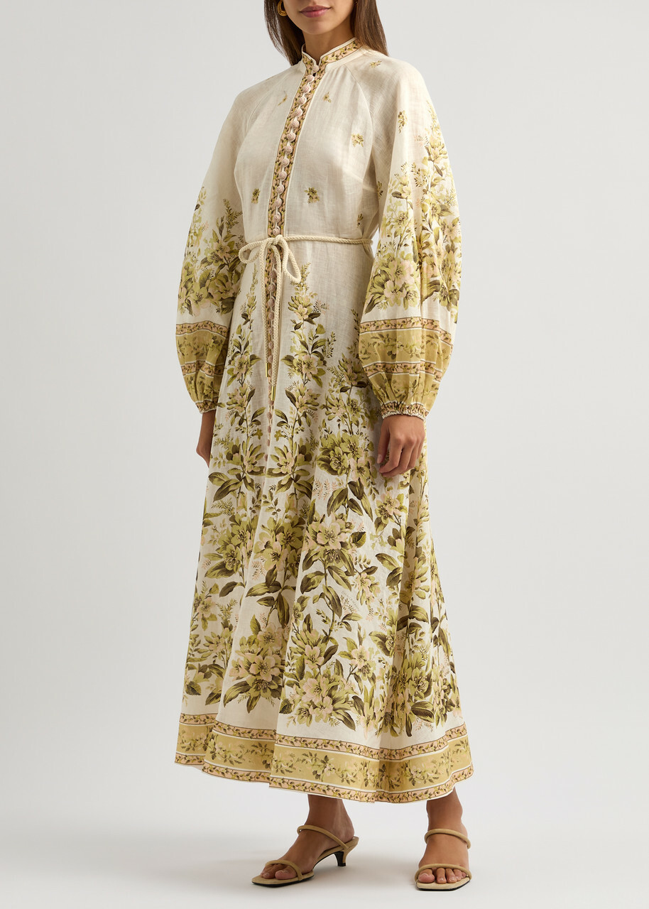 【Zimmermann】Floral linen maxi dress Floral linen maxi dress in multicoloured - Zimmermann