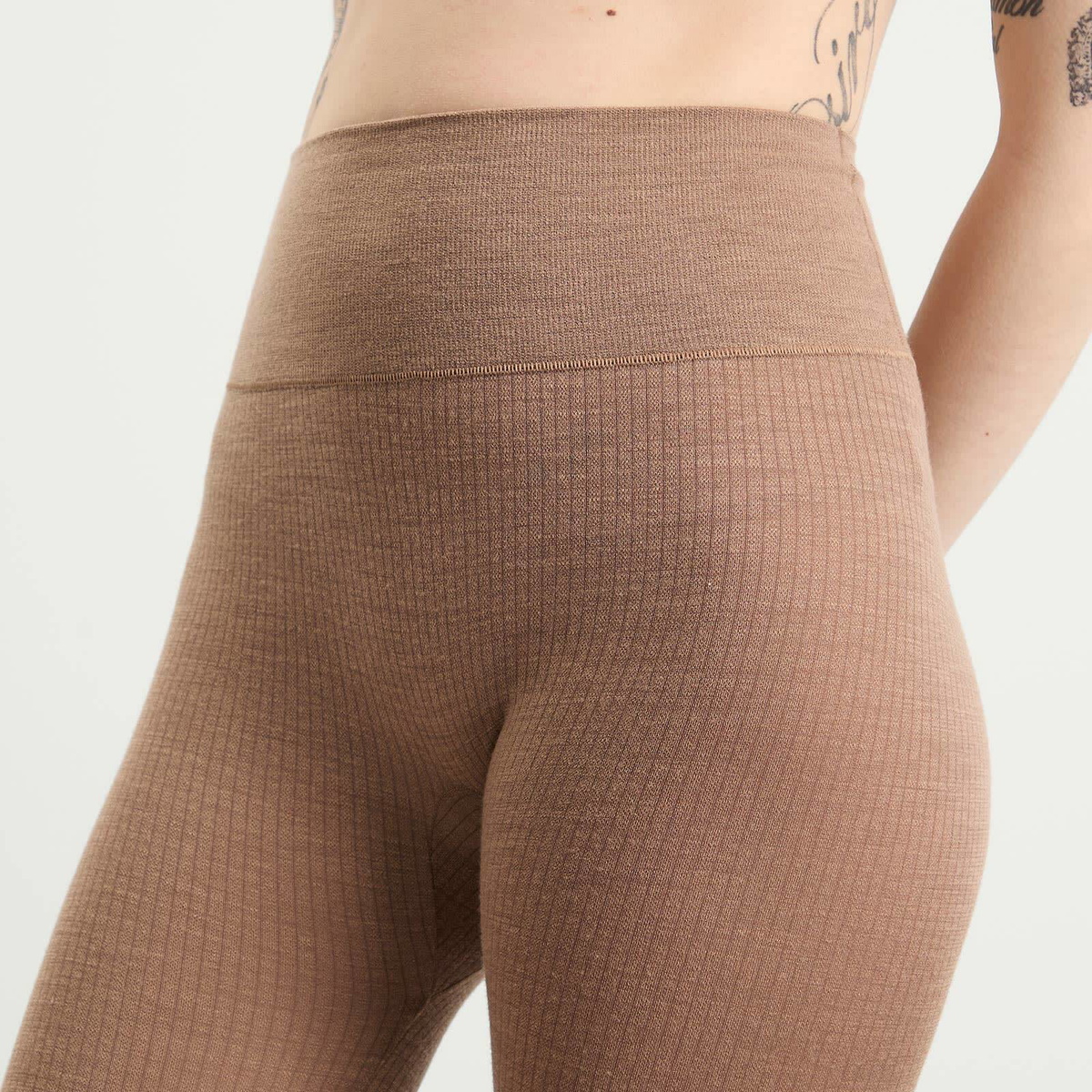 SKIMS Women's Seamless Sheer Wool Legging in Sienna