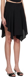 Miaou Black Ty Midi Skirt