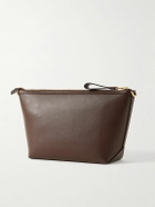 TOM FORD - Logo-Debossed Leather Messenger Bag