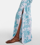 Alexandra Miro Gia printed jersey maxi skirt