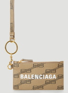 Balenciaga - Lanyard Card Holder in Brown