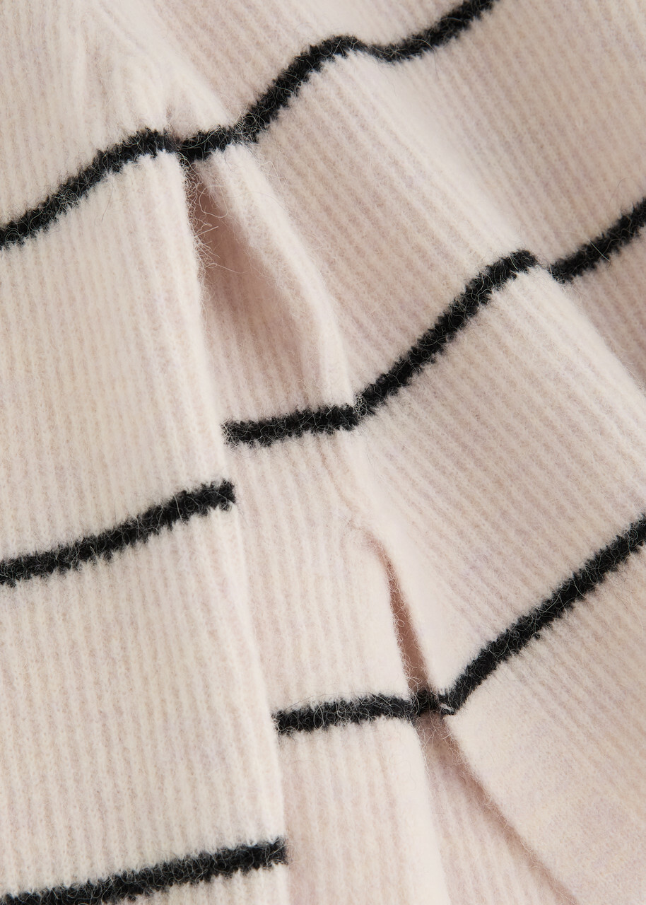 Day Birger ET Mikkelsen Gaby Striped Brushed-knit Jumper Off White