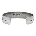 Givenchy Silver Signature Logo Bangle