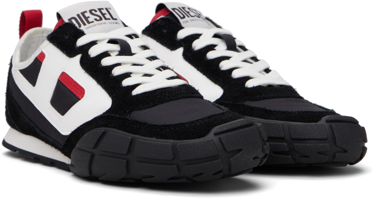 Diesel Black & White S-Pagodha Low Sneakers