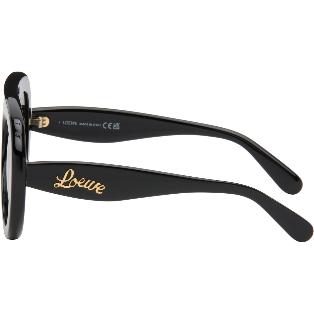 LOEWE Black Curvy Sunglasses