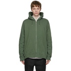 Comme des Garcons Homme Khaki Garment-Dyed Hoodie