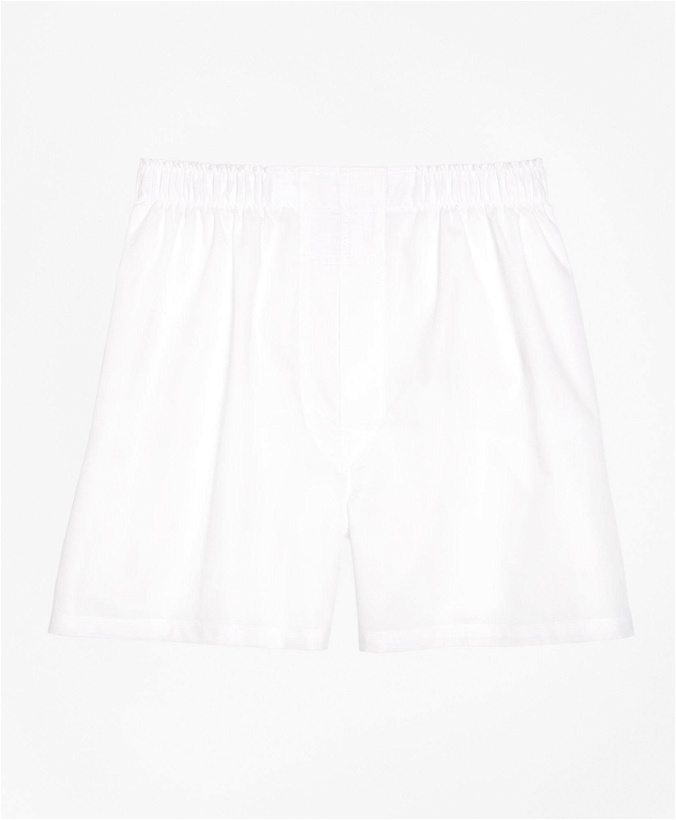 Photo: Brooks Brothers Men's Traditional Fit Broadcloth Boxers | White