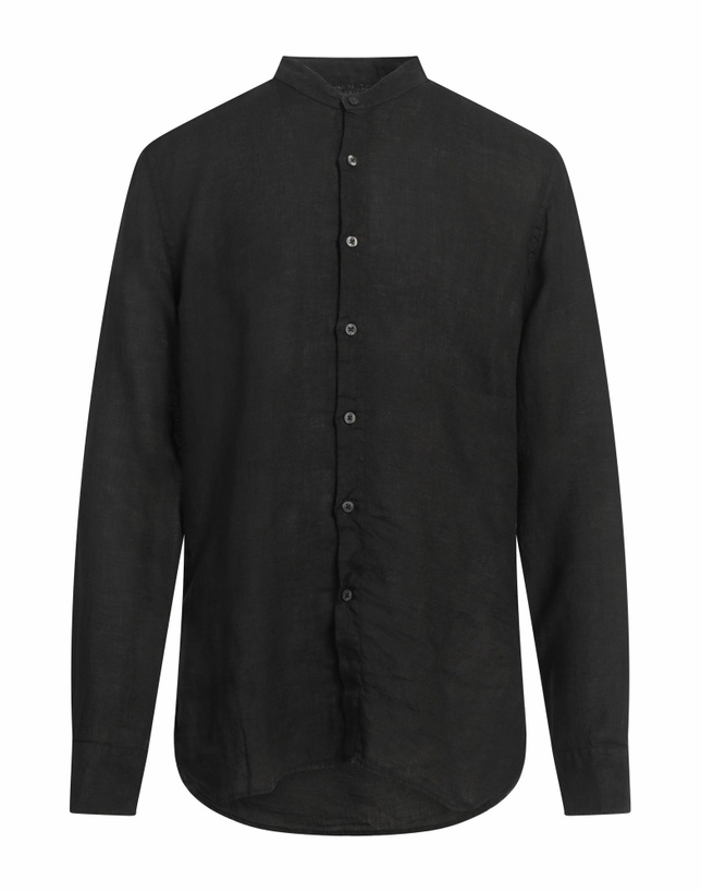 Photo: 120% Lino Mens Shirt in Black