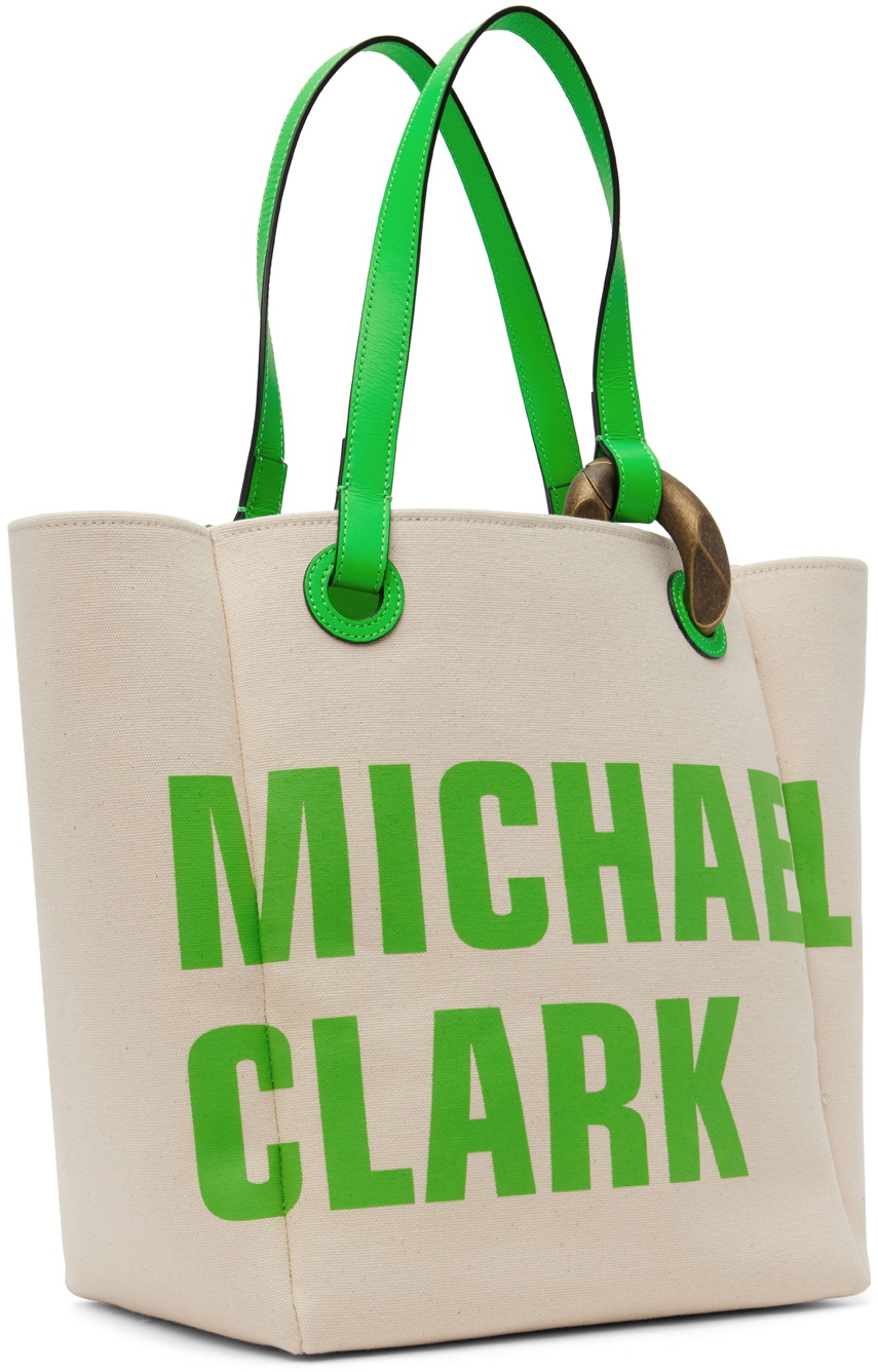 JW Anderson White Michael Clark Edition Corner Tote