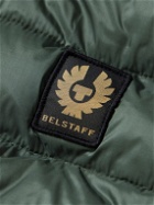 Belstaff - Circuit Logo-Appliquéd Quilted Shell Down Gilet - Green