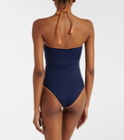 Johanna Ortiz Cutout halterneck swimsuit