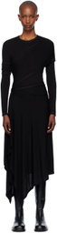 Helmut Lang Black Protection Maxi Dress