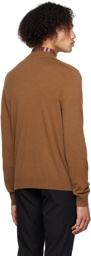 Burberry Brown Embroidered Sweater