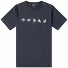 Paul Smith Men's Repeat Zebra T-Shirt in Blue