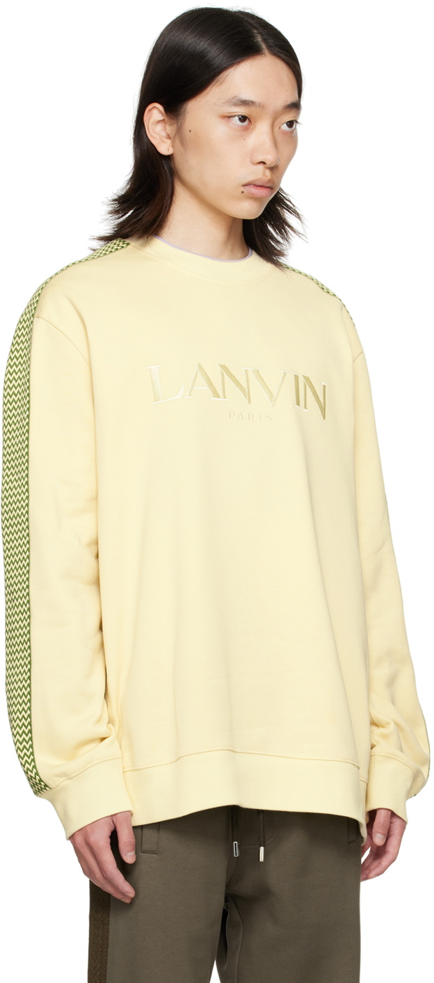 Lanvin Yellow Curb Side Sweatshirt