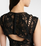 Costarellos Janica silk lace gown