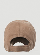 Logo Visor Baseball Cap in Brown