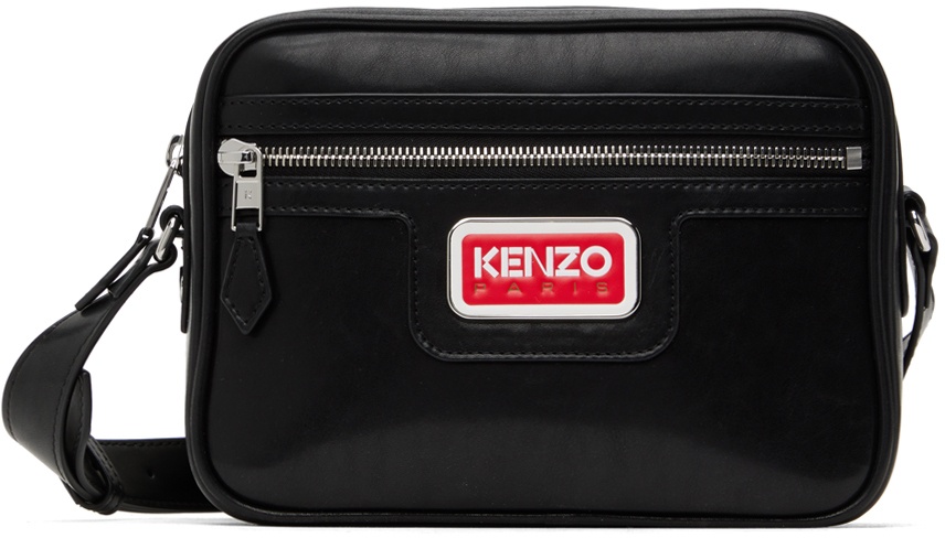 Kenzo Black Kenzo Paris Large Logo Bag Kenzo