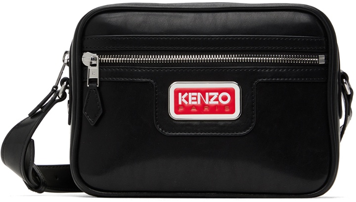 Photo: Kenzo Black Kenzo Paris Large Logo Bag