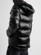 Balmain - Slim-Fit Quilted Shell Hooded Down Jacket - Black