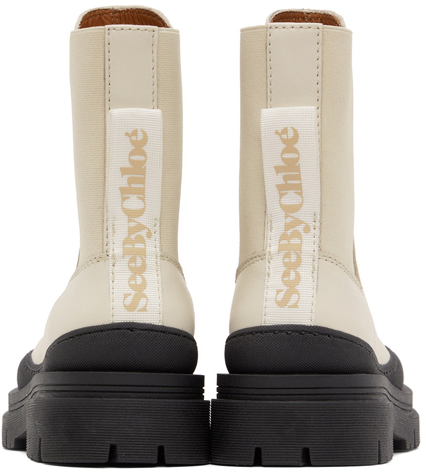See by Chloé Off-White Alli Chelsea Boots See by Chloe