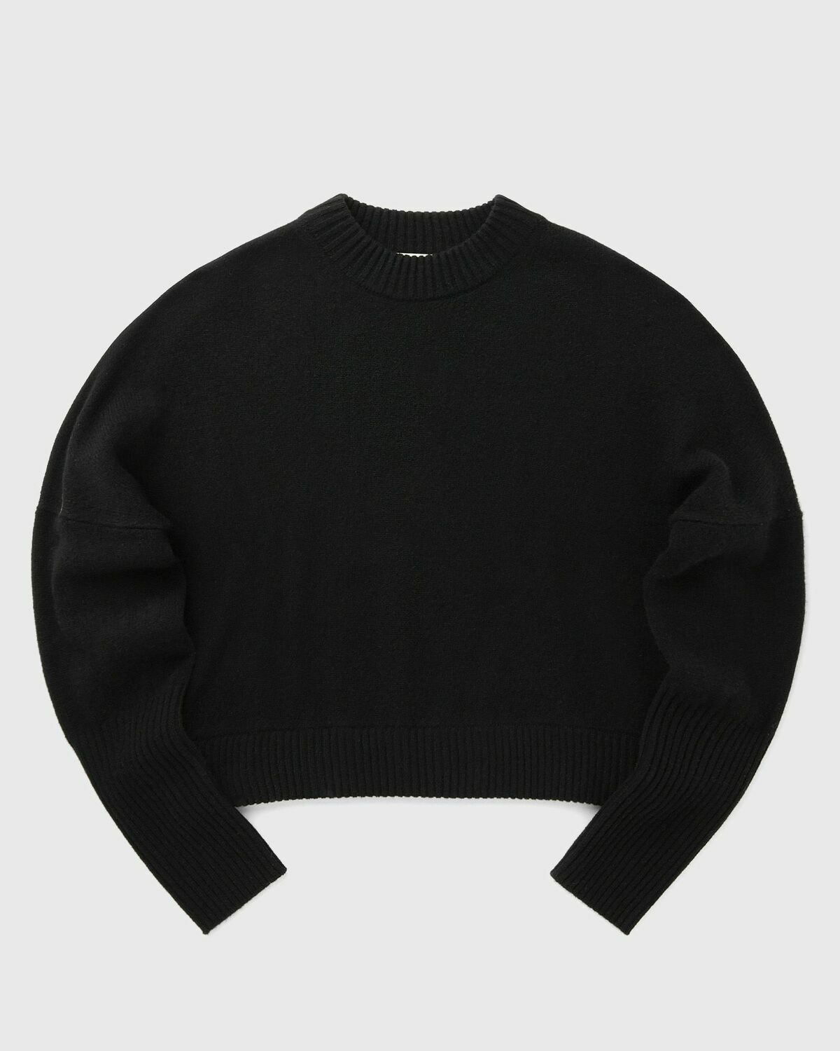 CLOSED CREW NECK CROPPED Black Womens Pullover